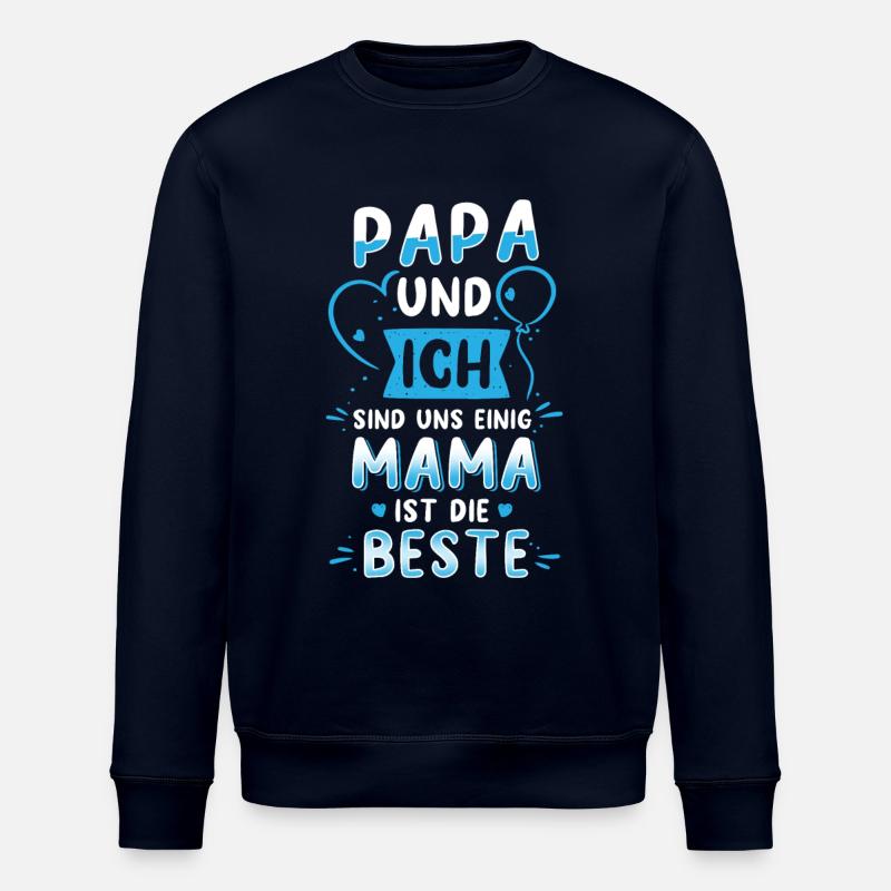 Beste Mama - Stanley/Stella Unisex Bio-Sweatshirt ROLLER - Navy