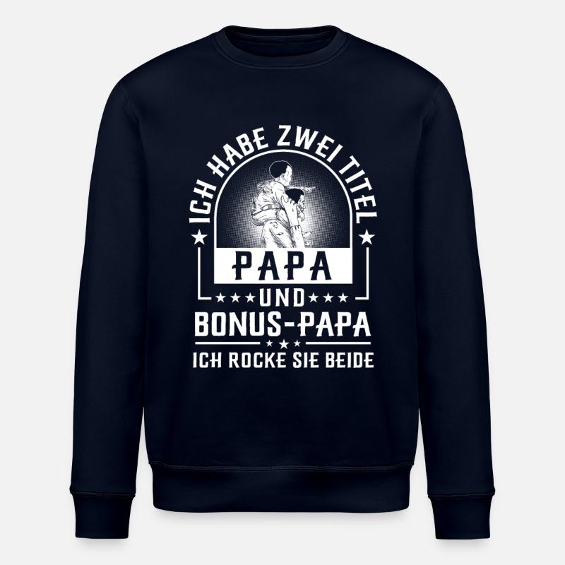 Bonus Papa - Stanley/Stella Unisex Bio-Sweatshirt ROLLER - Navy