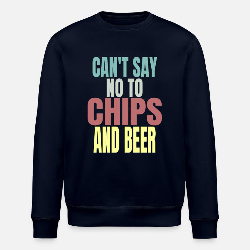 Chips und Bier - Stanley/Stella Unisex Bio-Sweatshirt ROLLER - Navy