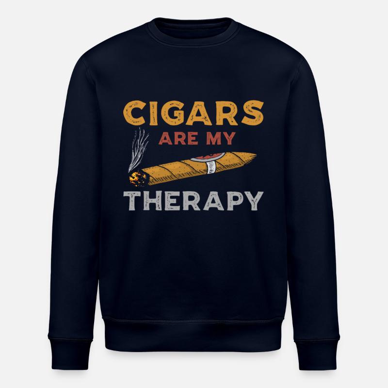 Cigars gift - Stanley/Stella ROLLER Unisex Organic Sweatshirt - navy