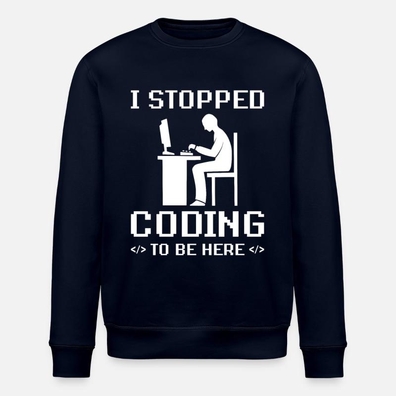 Programmer gift - Stanley/Stella ROLLER Unisex Organic Sweatshirt - navy