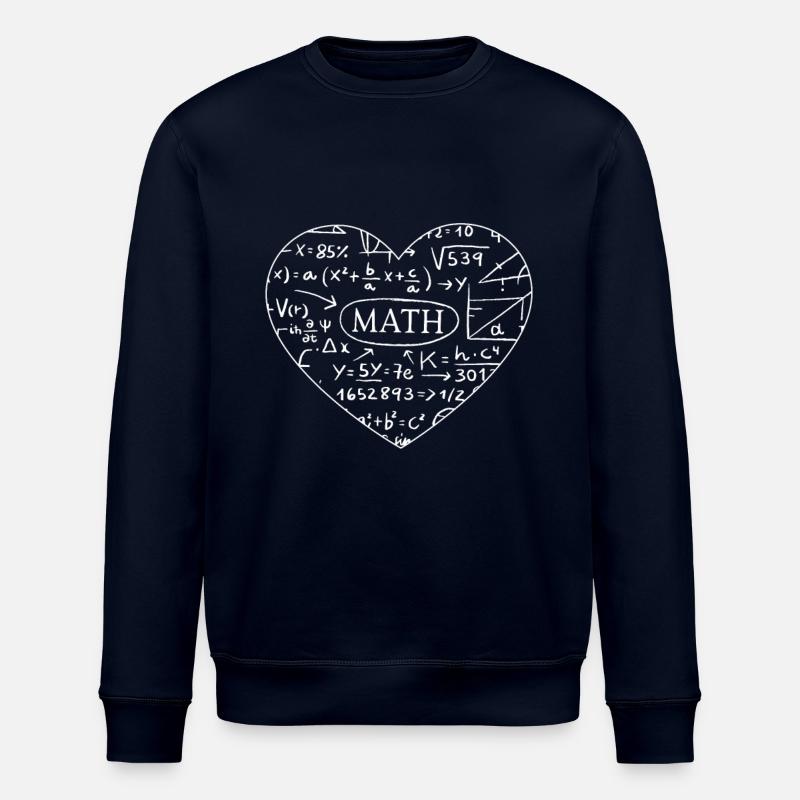 Math maths aiment les mathématiciens - Sweat bio ROLLER Stanley/Stella Unisexe - marine