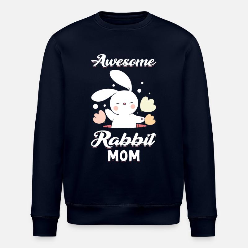 Lapin lapin lapin maman mignon - Sweat bio ROLLER Stanley/Stella Unisexe - marine