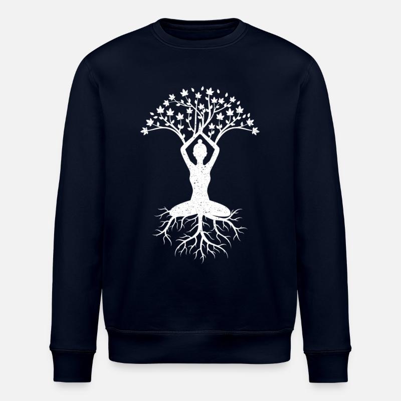 Yoga Baum - Stanley/Stella Unisex Bio-Sweatshirt ROLLER - Navy
