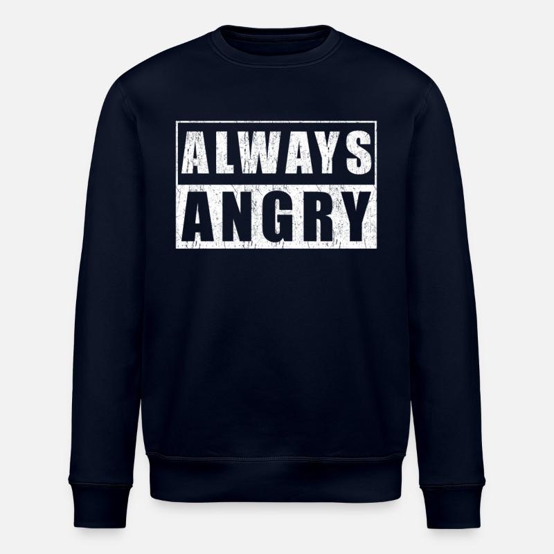 Wut Wütend Immer Wütend - Stanley/Stella Unisex Bio-Sweatshirt ROLLER - Navy