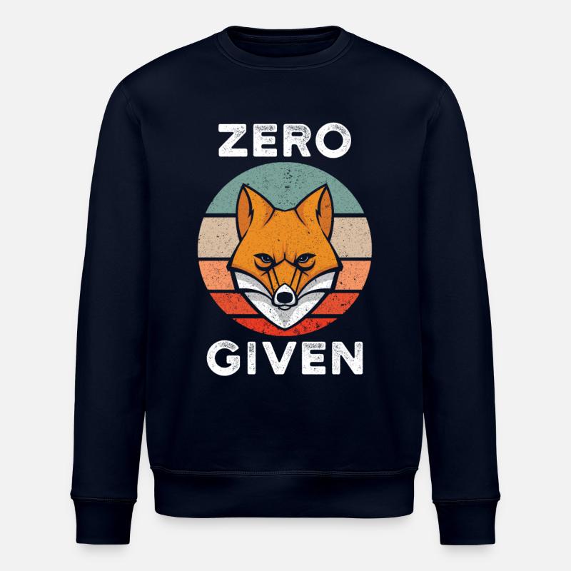 Zero Fox Given - Sweat bio ROLLER Stanley/Stella Unisexe - marine
