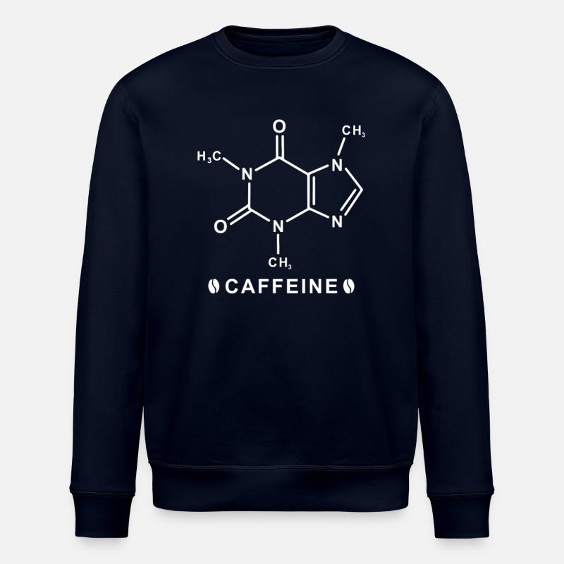 Caféine - Sweat bio ROLLER Stanley/Stella Unisexe - marine