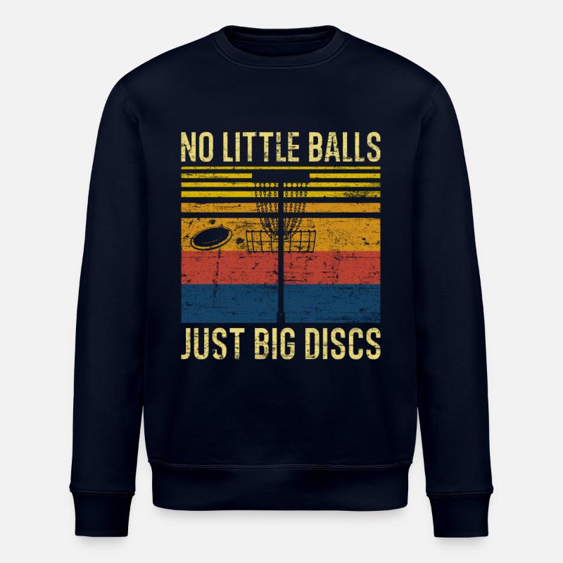 Disc Golf Retro - Stanley/Stella Unisex Bio-Sweatshirt ROLLER - Navy