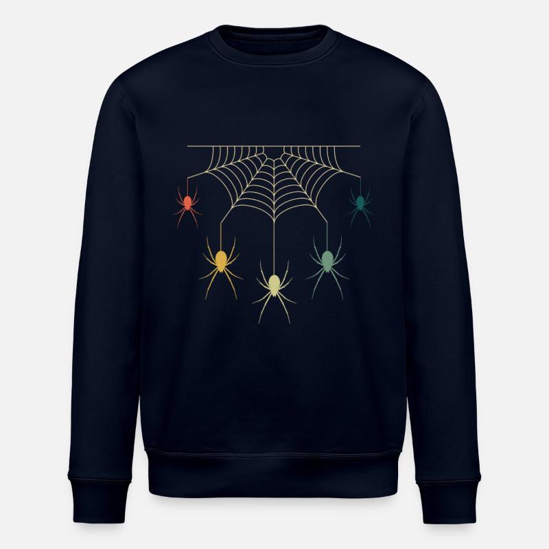 Spinnen - Stanley/Stella ROLLER Unisex Organic Sweatshirt - navy