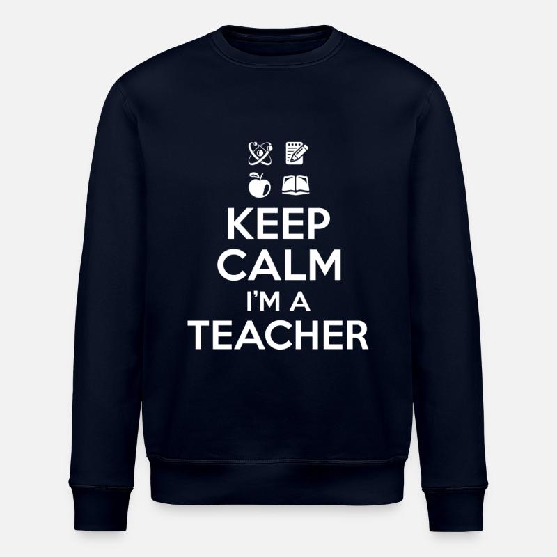 Keep Calm Lehrer - Stanley/Stella Unisex Bio-Sweatshirt ROLLER - Navy