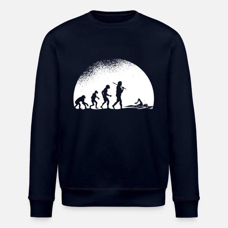 Evolution Schwimmen - Stanley/Stella Unisex Bio-Sweatshirt ROLLER - Navy