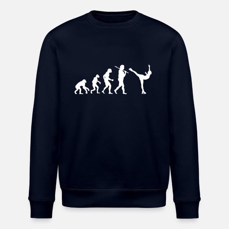 Evolution Eiskunstlauf - Stanley/Stella Unisex Bio-Sweatshirt ROLLER - Navy