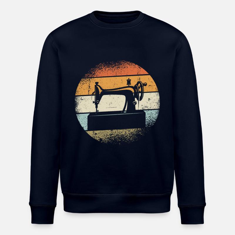 Machine à coudre ancienne - Sweat bio ROLLER Stanley/Stella Unisexe - marine