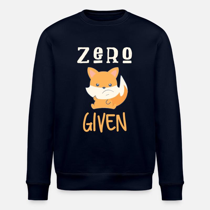Zero Fox Given - Stanley/Stella ROLLER Unisex Organic Sweatshirt - navy