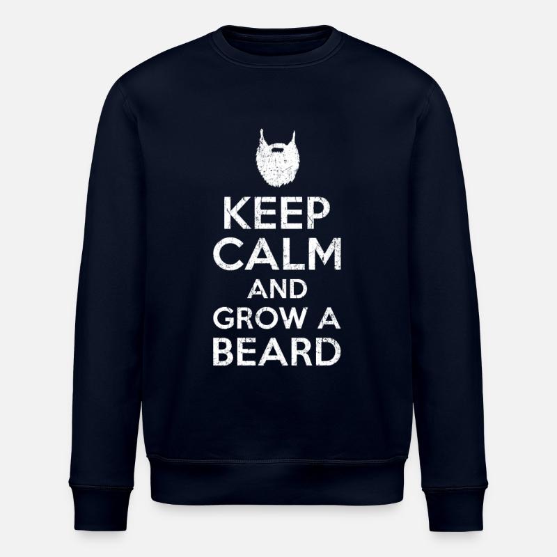 Keep calm Bart - Sweat bio ROLLER Stanley/Stella Unisexe - marine