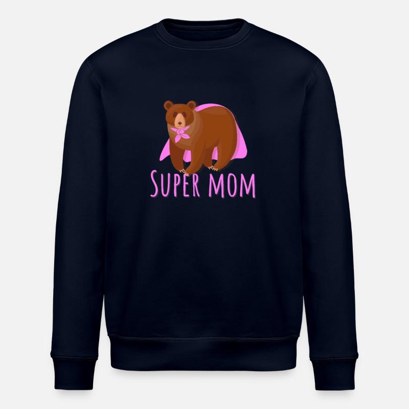 Super maman ours - Sweat bio ROLLER Stanley/Stella Unisexe - marine