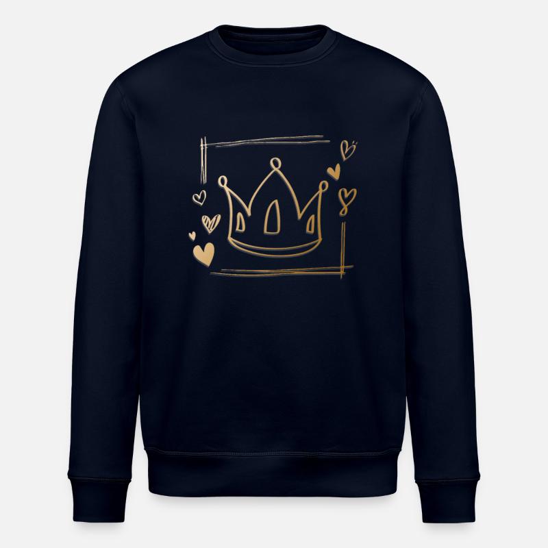 Krone Lineart - Stanley/Stella Unisex Bio-Sweatshirt ROLLER - Navy