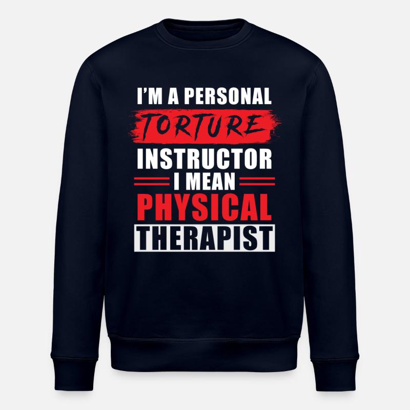 Physiotherapeut Geschenk - Stanley/Stella Unisex Bio-Sweatshirt ROLLER - Navy