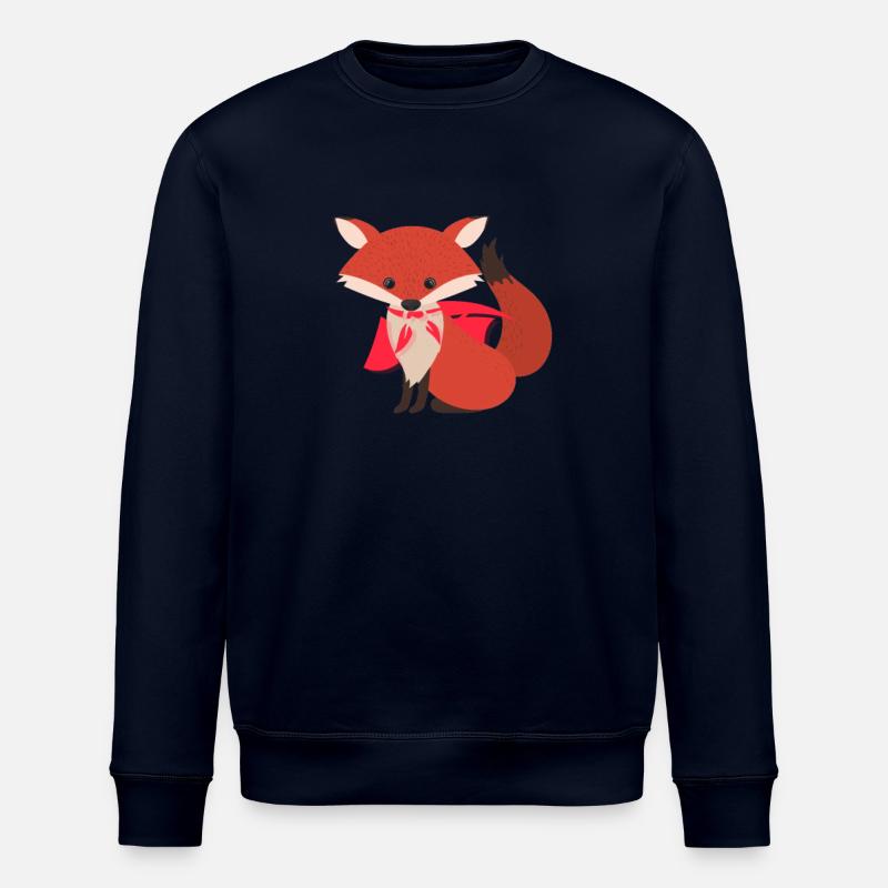 Fuchs Superheld - Stanley/Stella Unisex Bio-Sweatshirt ROLLER - Navy