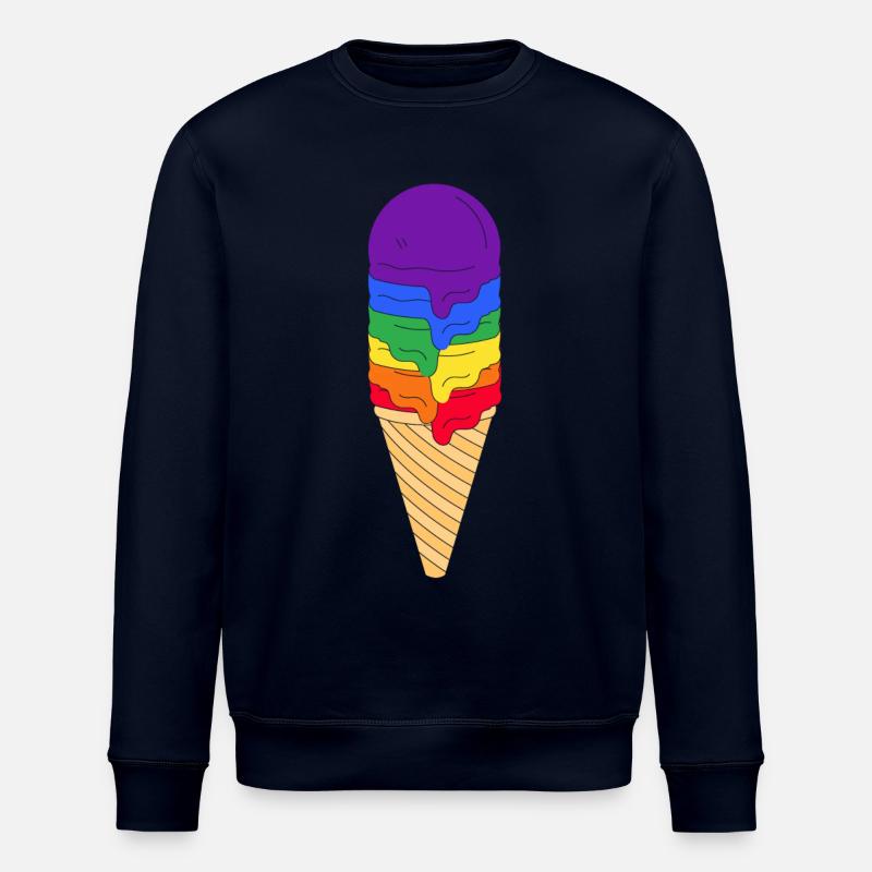 LGBTQ Eis - Stanley/Stella Unisex Bio-Sweatshirt ROLLER - Navy