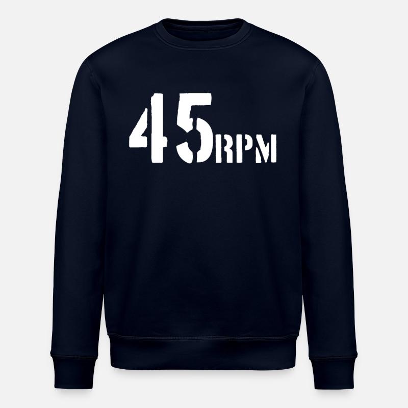 45 RPM Vinyl - Stanley/Stella Unisex Bio-Sweatshirt ROLLER - Navy