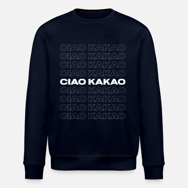 Cacao Ciao - Sweat bio ROLLER Stanley/Stella Unisexe - marine