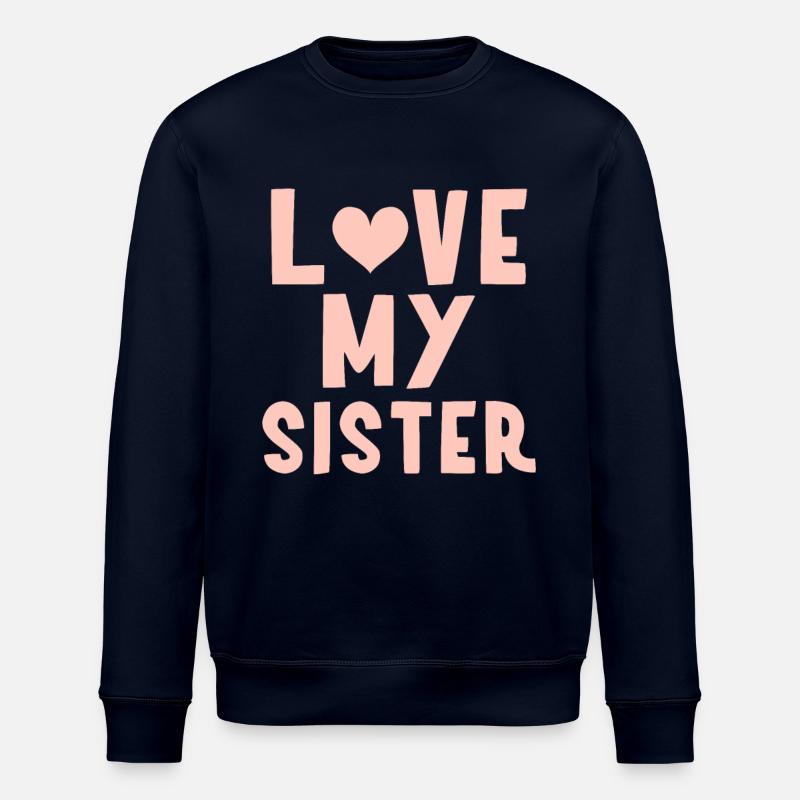 Ich meine Schwester - Stanley/Stella Unisex Bio-Sweatshirt ROLLER - Navy