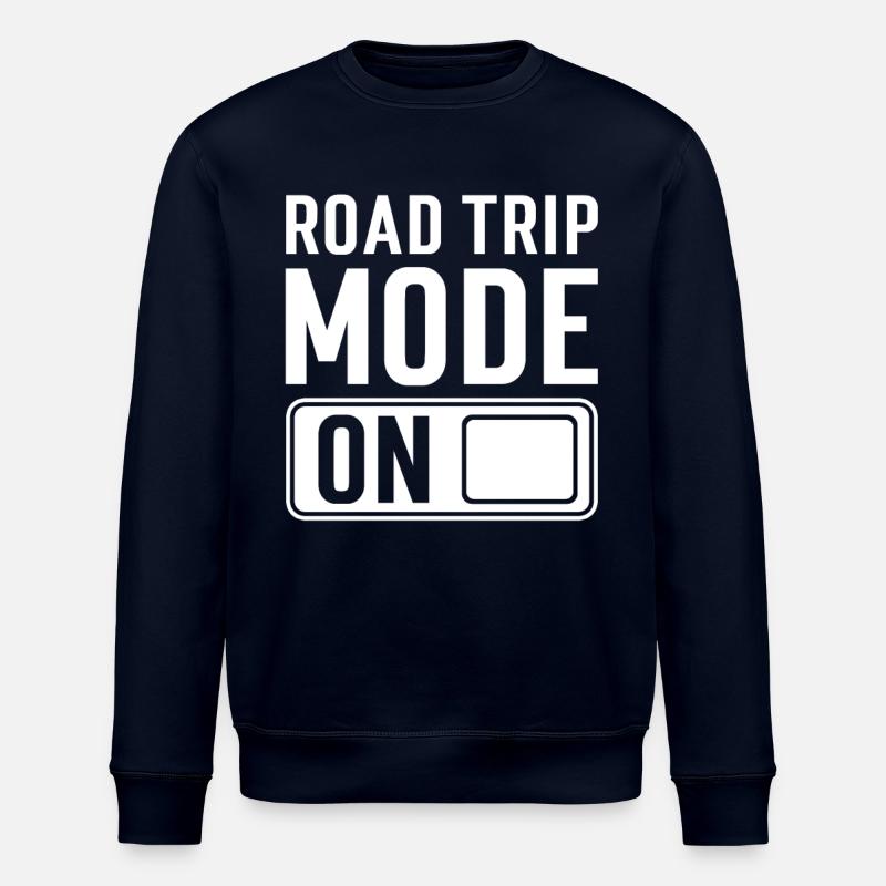Roadtrip Spruch - Stanley/Stella Unisex Bio-Sweatshirt ROLLER - Navy