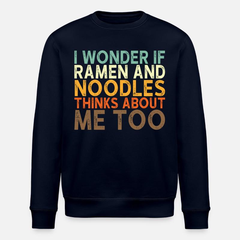 Dicton ramen Noodle - Sweat bio ROLLER Stanley/Stella Unisexe - marine