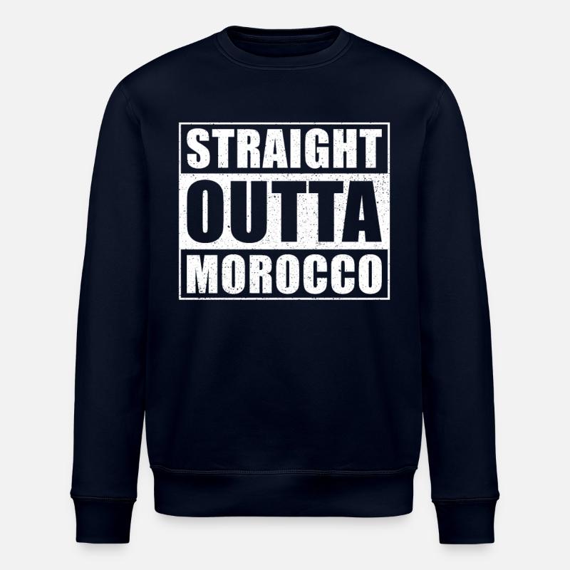 Straight outta Morocco - Stanley/Stella ROLLER Unisex Organic Sweatshirt - navy
