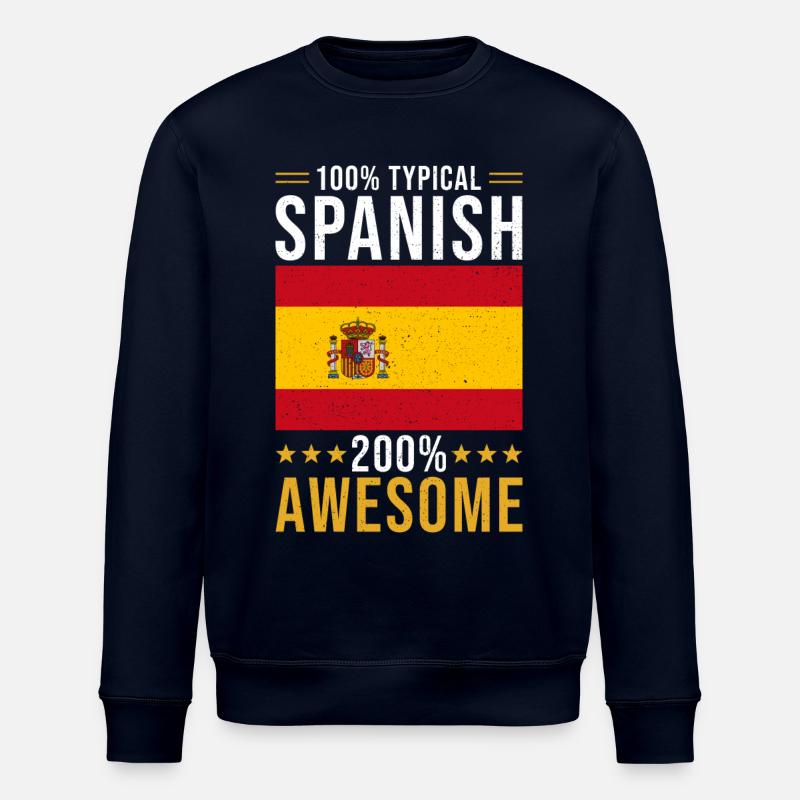 Cadeau espagnol 100% espagnol - Sweat bio ROLLER Stanley/Stella Unisexe - marine