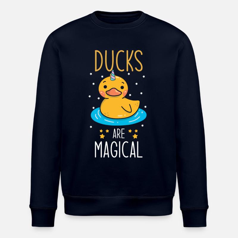 Ente Spruch - Stanley/Stella Unisex Bio-Sweatshirt ROLLER - Navy
