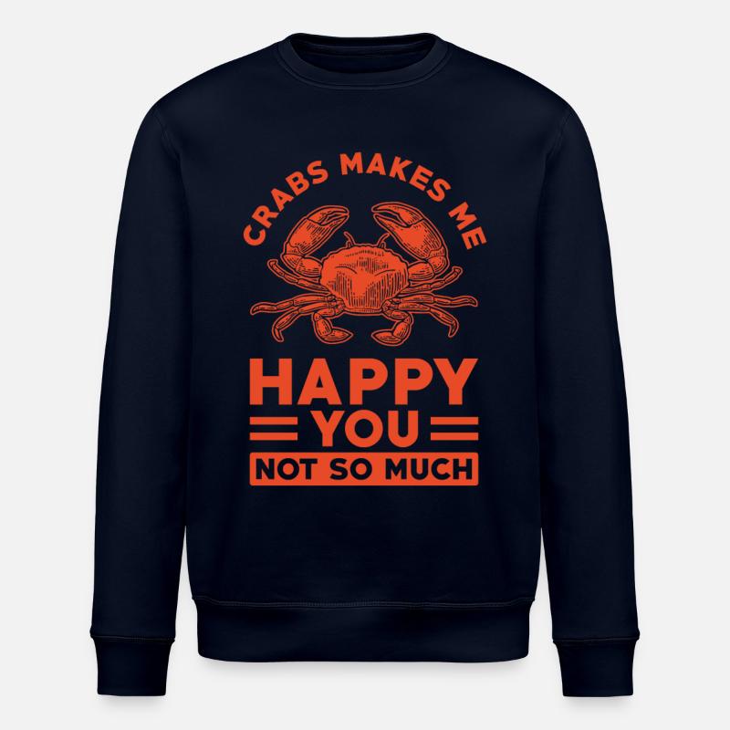 Crabe disant drôle - Sweat bio ROLLER Stanley/Stella Unisexe - marine