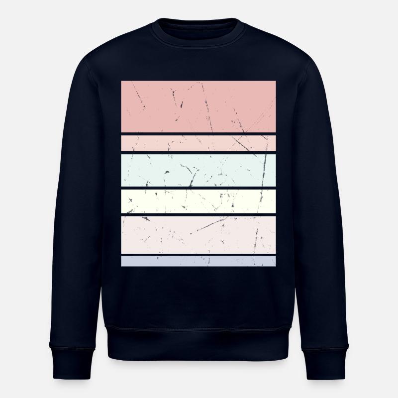 Rectangle pastel d’arrière-plan - Sweat bio ROLLER Stanley/Stella Unisexe - marine