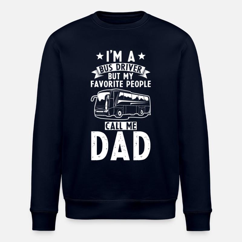 Busfahrer Papa - Stanley/Stella Unisex Bio-Sweatshirt ROLLER - Navy