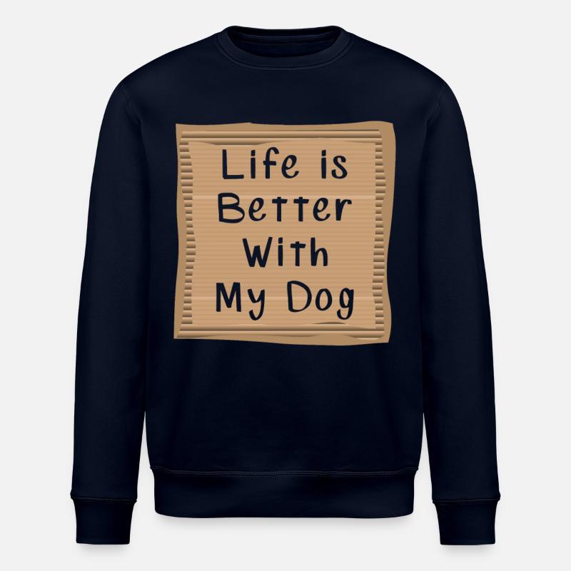 Chiens disant - Sweat bio ROLLER Stanley/Stella Unisexe - marine
