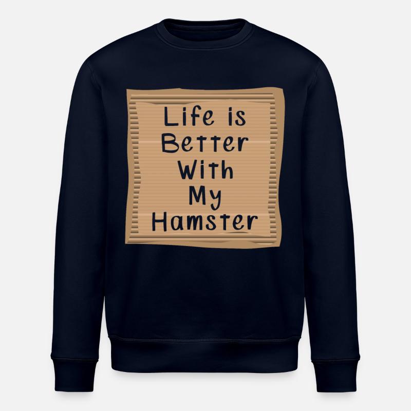 Hamster - Stanley/Stella Unisex Bio-Sweatshirt ROLLER - Navy