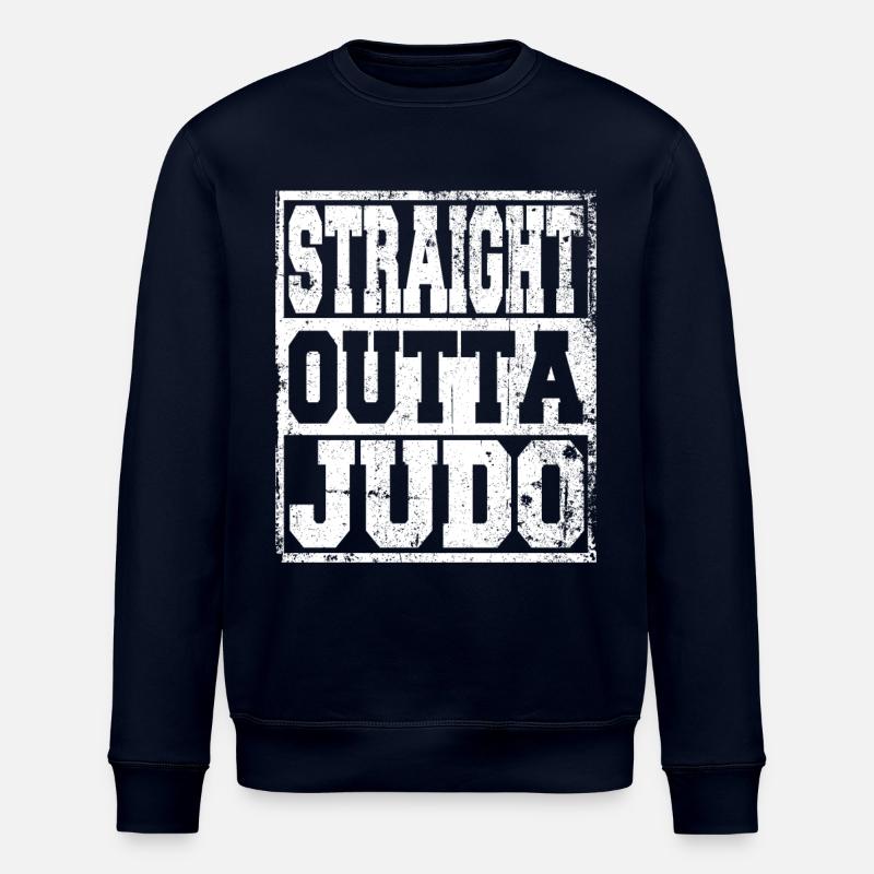 Judo saying funny - Stanley/Stella ROLLER Unisex Organic Sweatshirt - navy