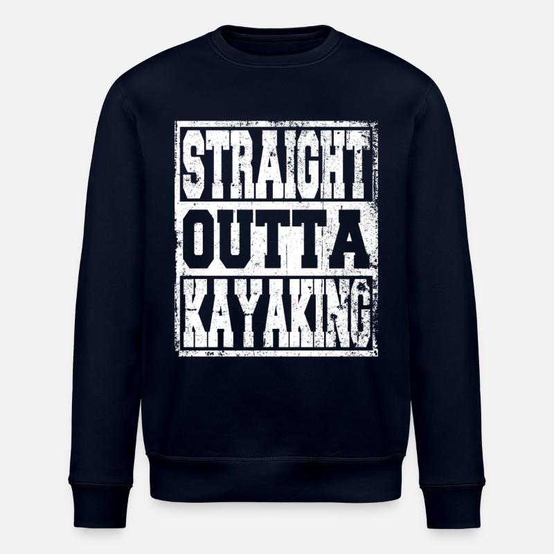 Kajak Spruch lustig - Stanley/Stella Unisex Bio-Sweatshirt ROLLER - Navy