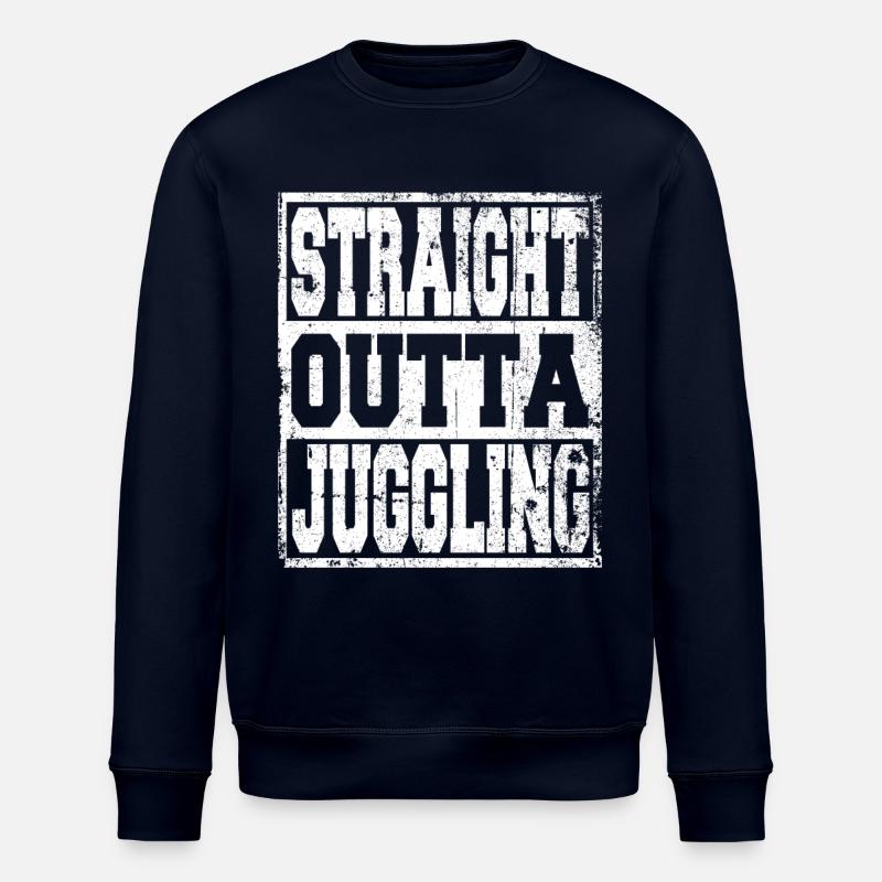 Juggling saying funny - Stanley/Stella ROLLER Unisex Organic Sweatshirt - navy
