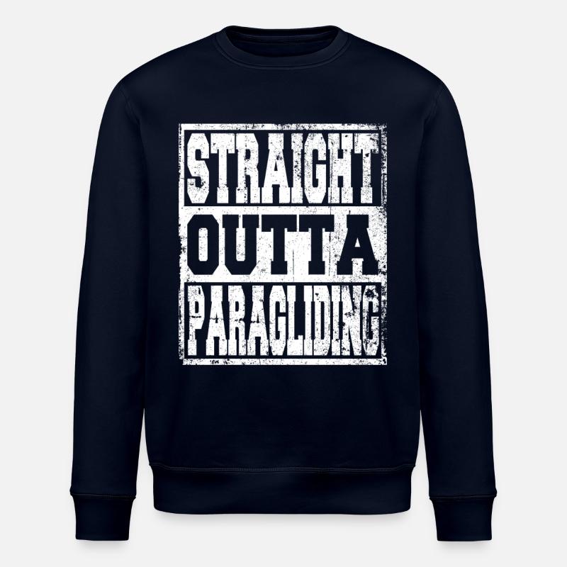 Paragliding saying funny - Stanley/Stella ROLLER Unisex Organic Sweatshirt - navy