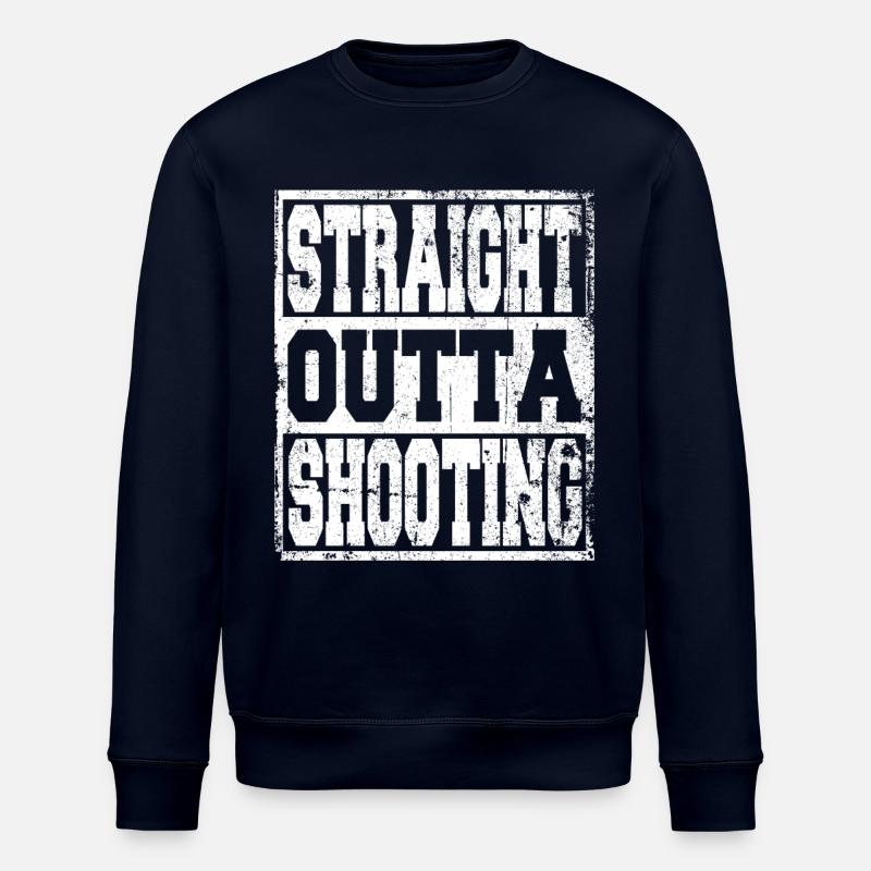 Shooting Spruch lustig - Stanley/Stella Unisex Bio-Sweatshirt ROLLER - Navy