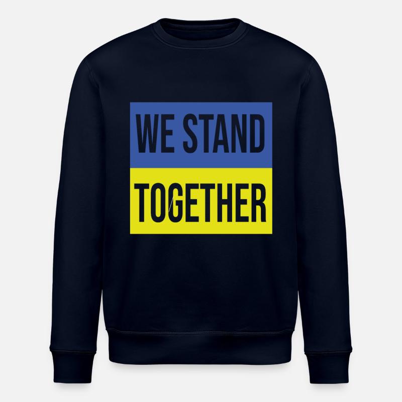 Ukraine Nous sommes ensemble - Sweat bio ROLLER Stanley/Stella Unisexe - marine