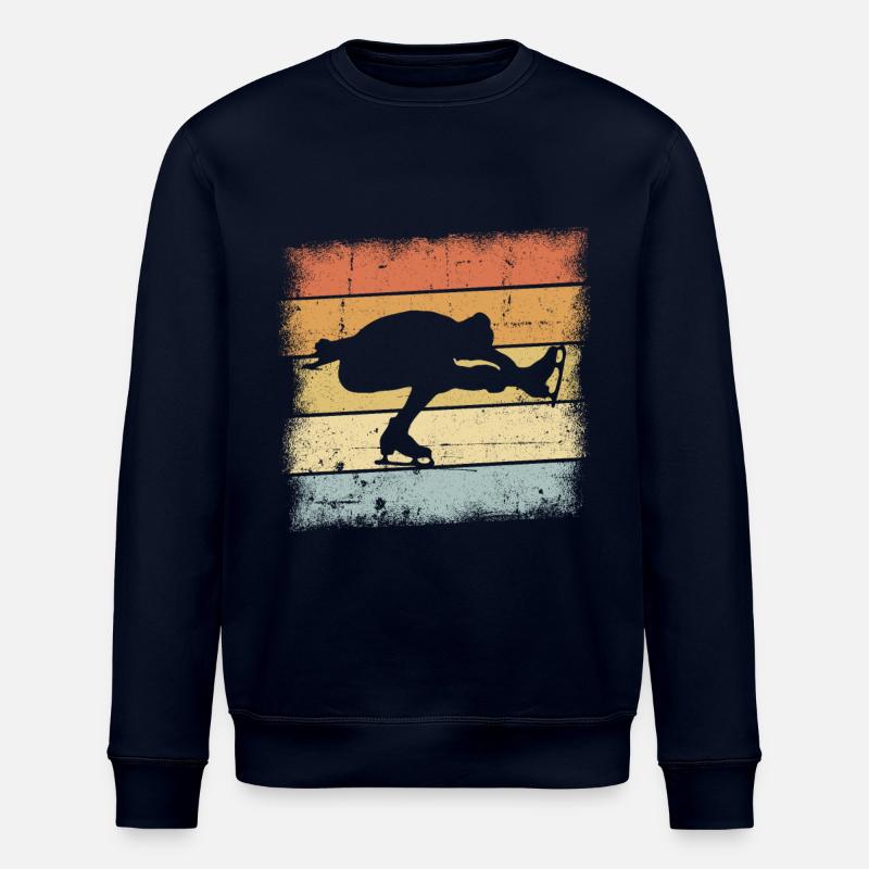 Eiskunstlauf Retro - Stanley/Stella Unisex Bio-Sweatshirt ROLLER - Navy