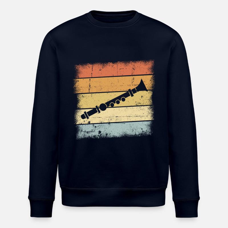 Flûte - Sweat bio ROLLER Stanley/Stella Unisexe - marine