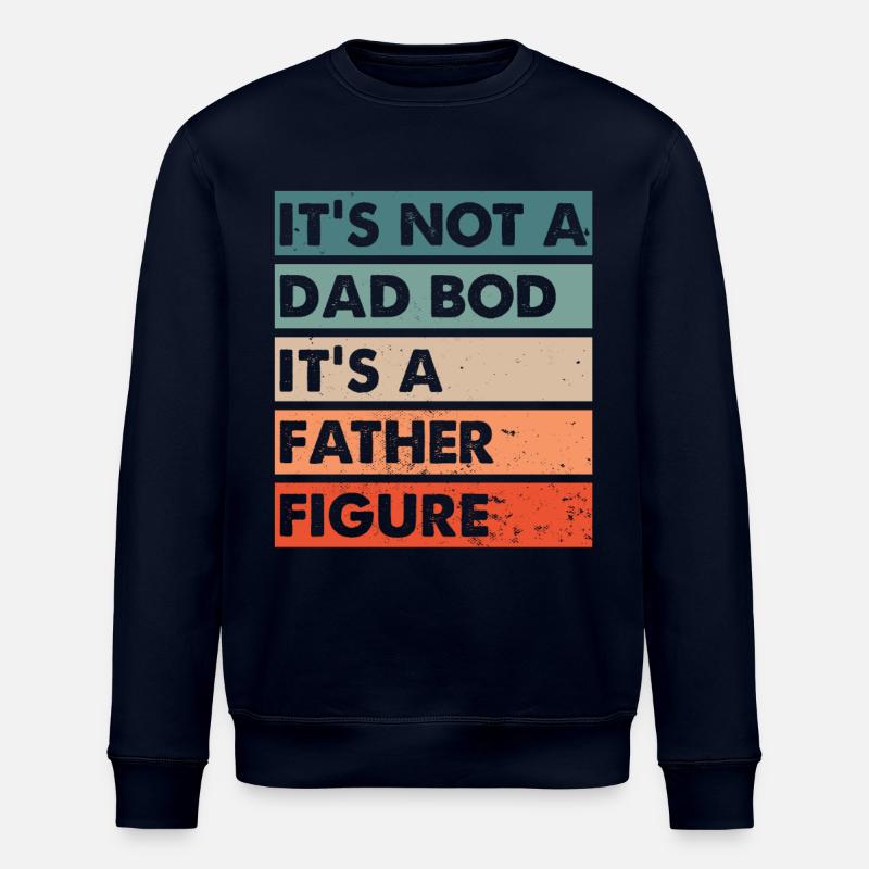 Dad Bod father figure - Stanley/Stella Unisex Bio-Sweatshirt ROLLER - Navy