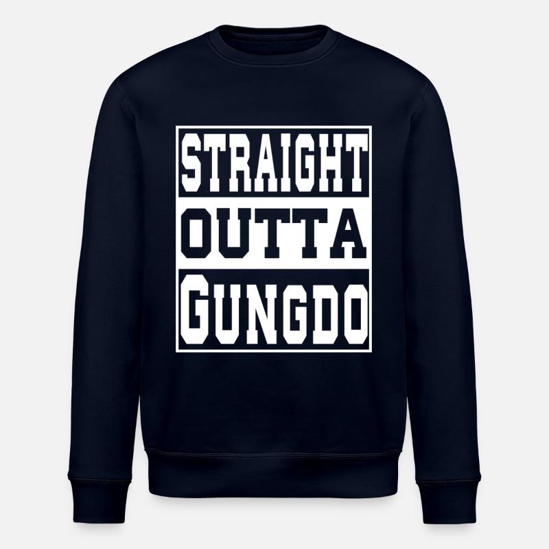 Gungdo dit drôle - Sweat bio ROLLER Stanley/Stella Unisexe - marine