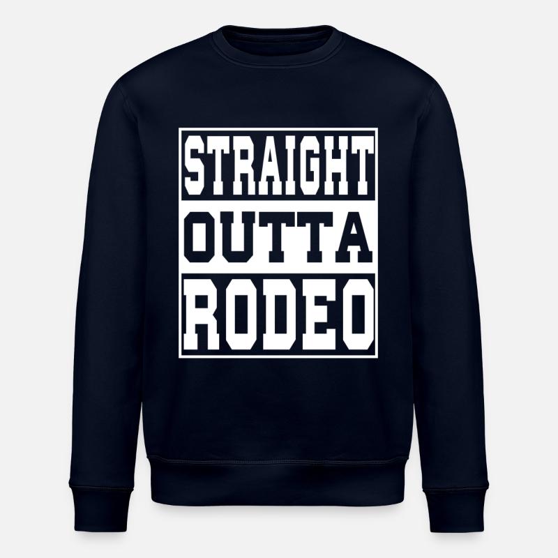 Rodeo Spruch lustig - Stanley/Stella Unisex Bio-Sweatshirt ROLLER - Navy