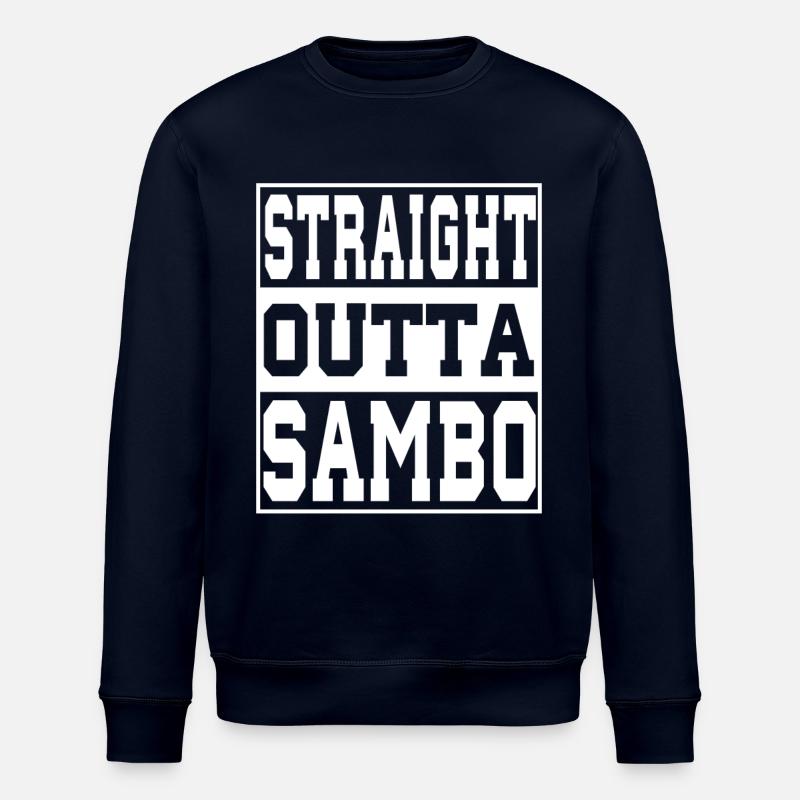 Sambo saying funny - Stanley/Stella ROLLER Unisex Organic Sweatshirt - navy