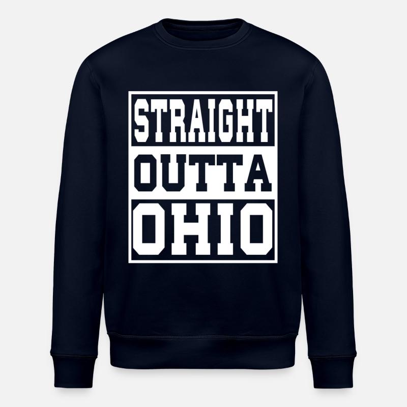 Ohio Spruch Lustig Ohio Geschenk - Stanley/Stella Unisex Bio-Sweatshirt ROLLER - Navy